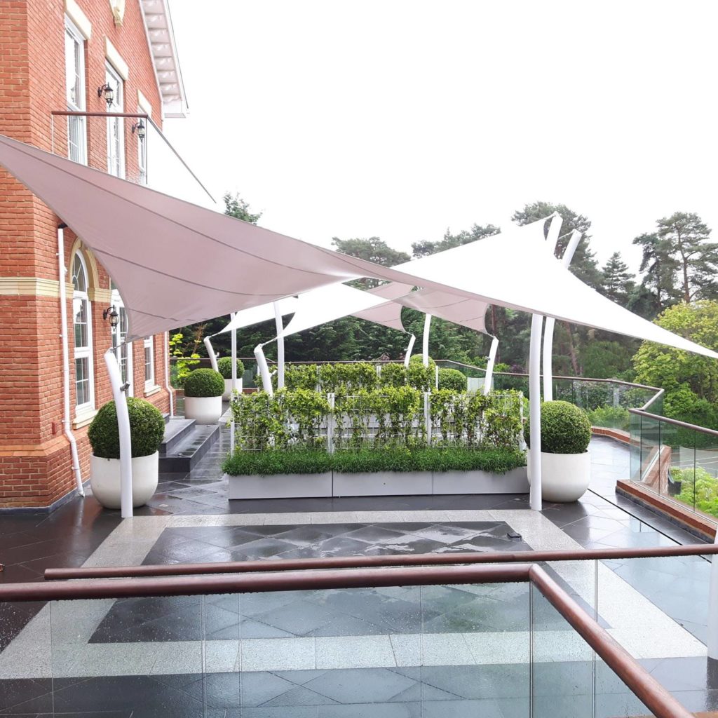 Mayfield Tensile Fabric Hypar Walkway Canopy