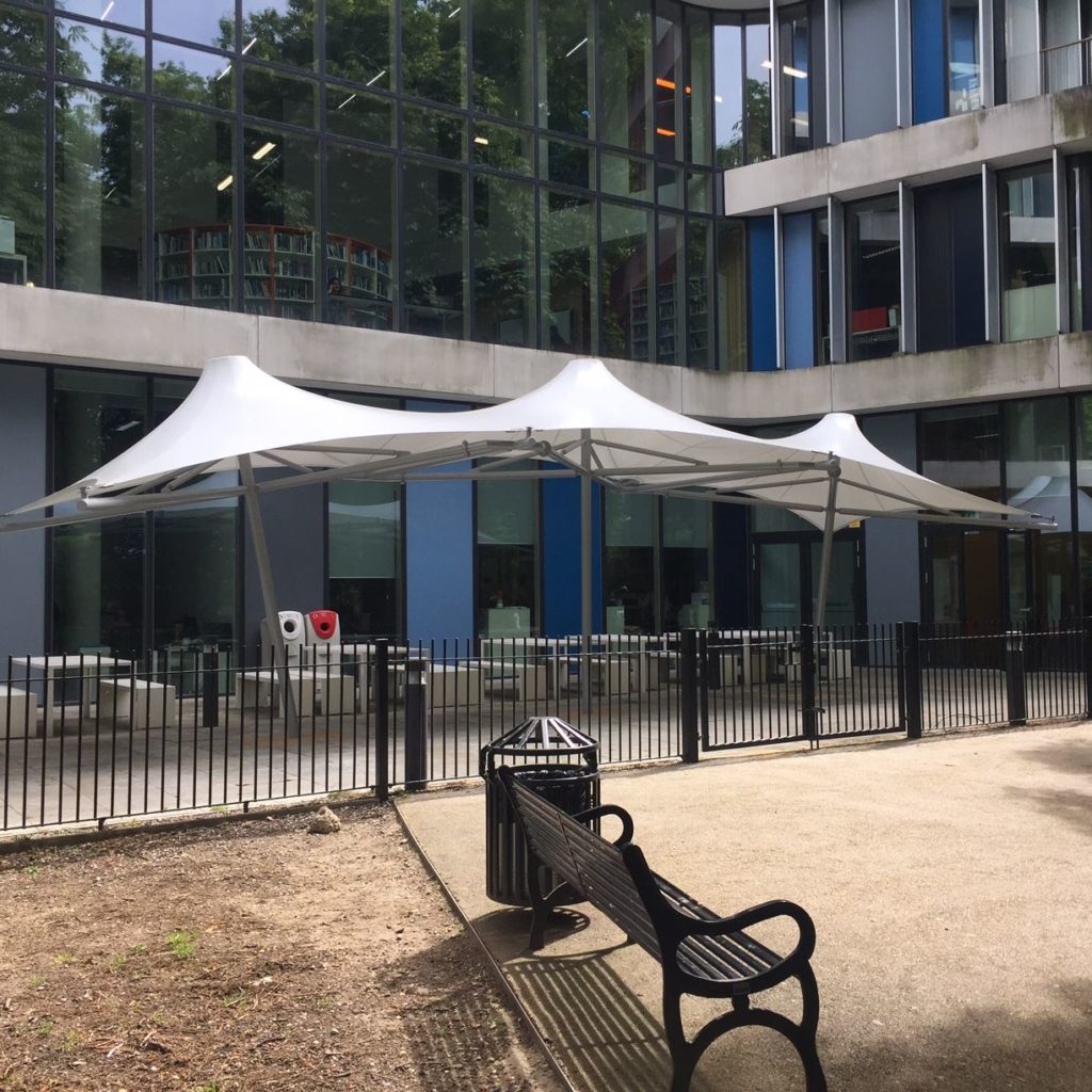 TripleSwiftWestminster Swift Tensile Fabric Triple Umbrella