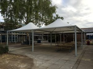 Alton Tensile Fabric Outdoor Dining Canopy