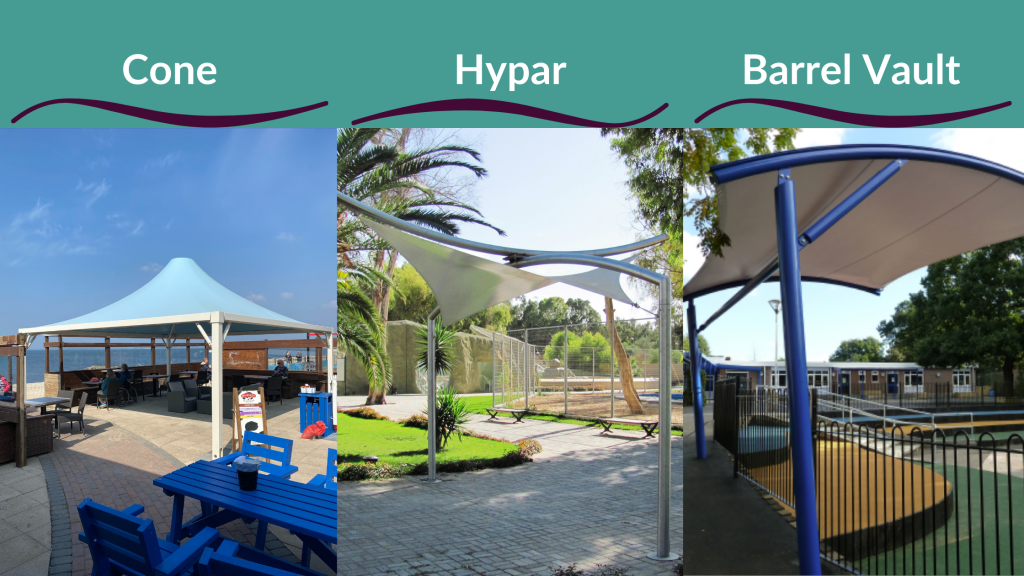 Different Styles of Tensile Fabric Structures