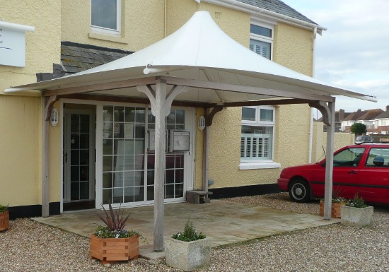 Entrance Canopy - Cliff House Hotel