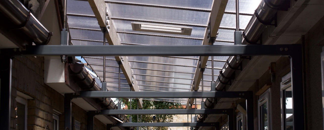 Polycarbonate Covered Walkway