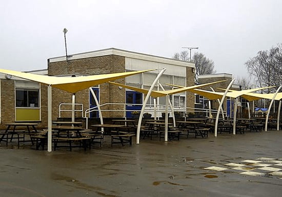 Outdoor Dining Canopies - Kyson Primary School