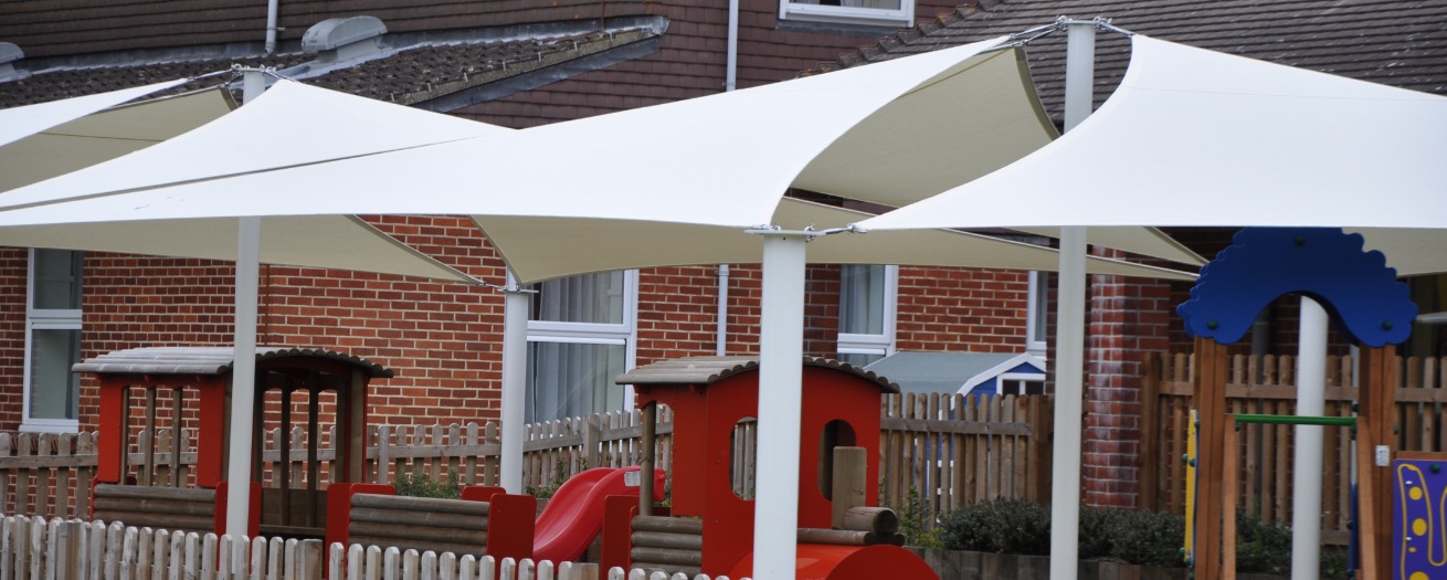 Playground Canopies - Coolspan Tensile Fabric Hypar