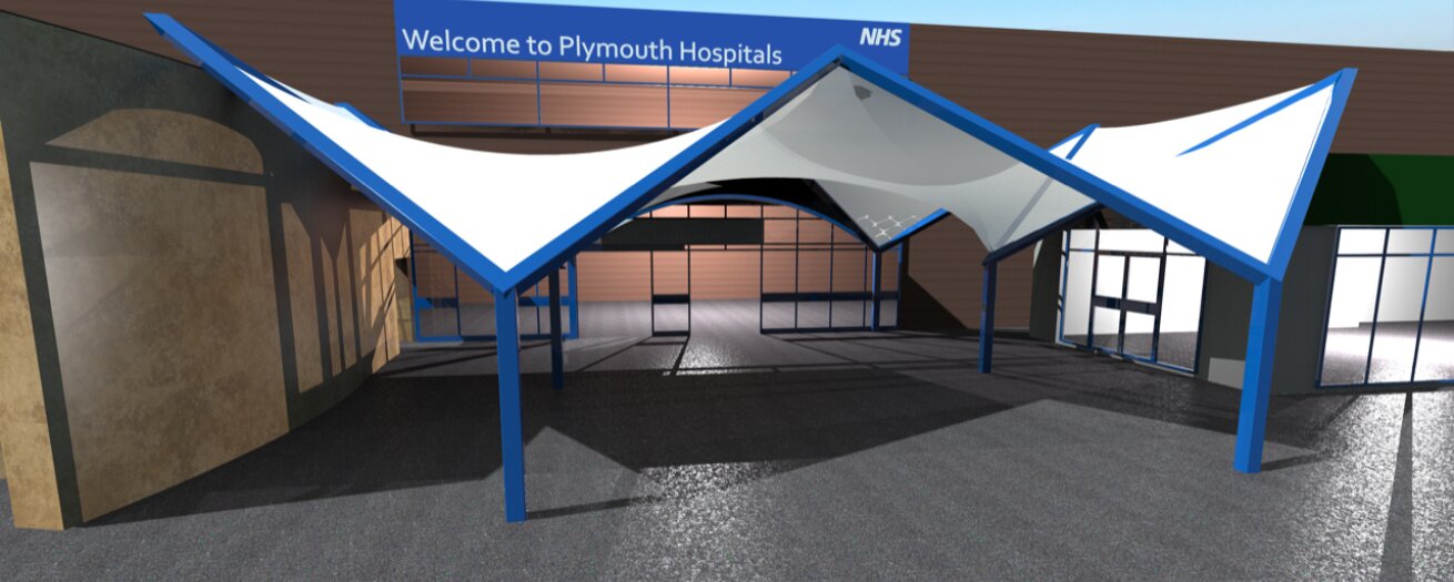 Entance Canopy - Derriford Hospital