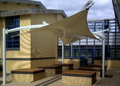 Mayfield Tensile Fabric Walkway Canopy