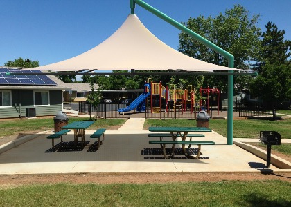 Playground Canopies - Aintree Tensile Fabric Umbrella