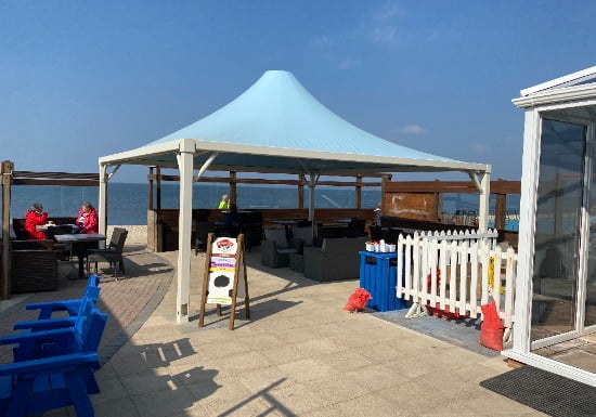 Outdoor Dining Canopies - On The Water Restaurant