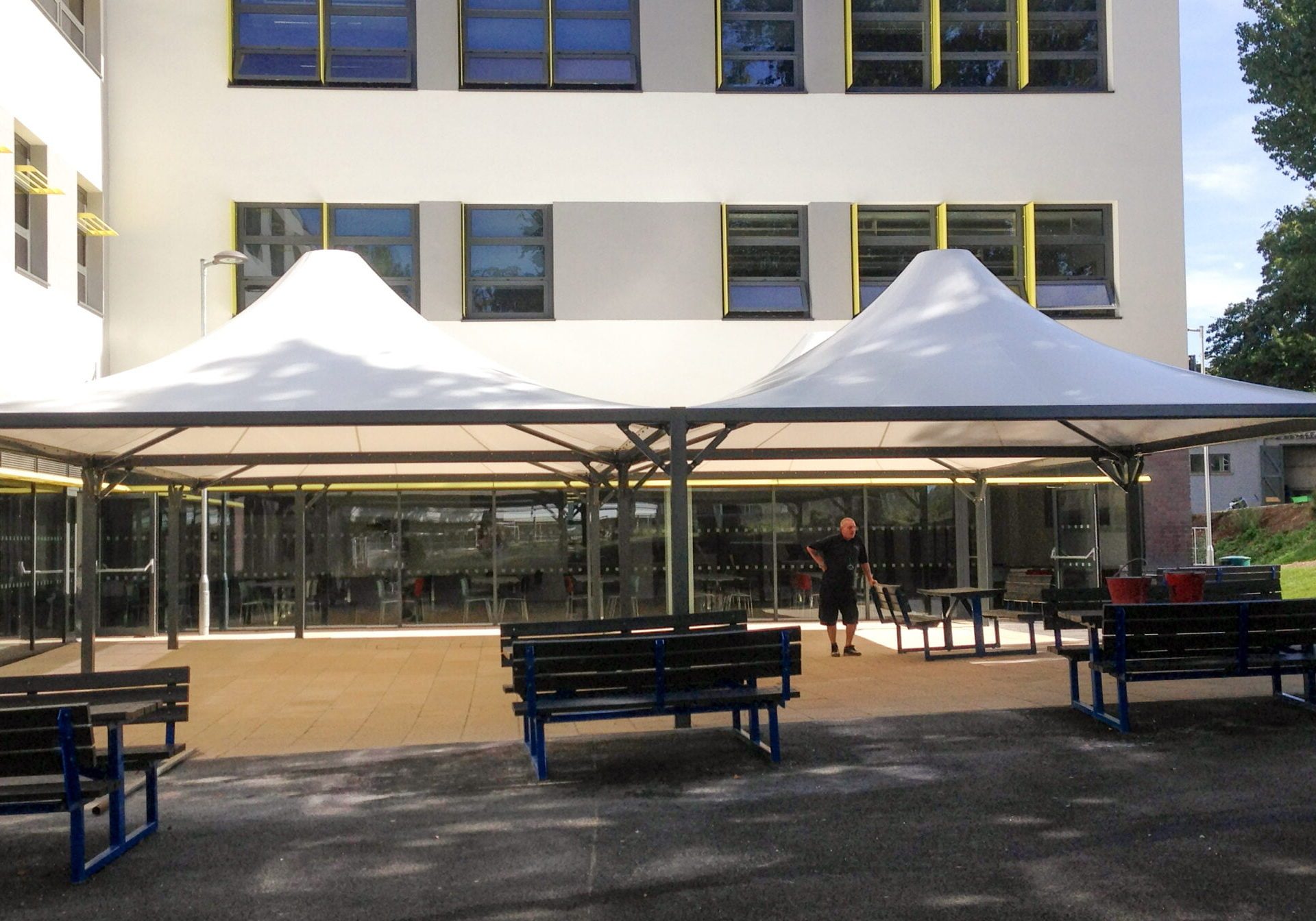 Alton Tensile Fabric Permanent Gazebo