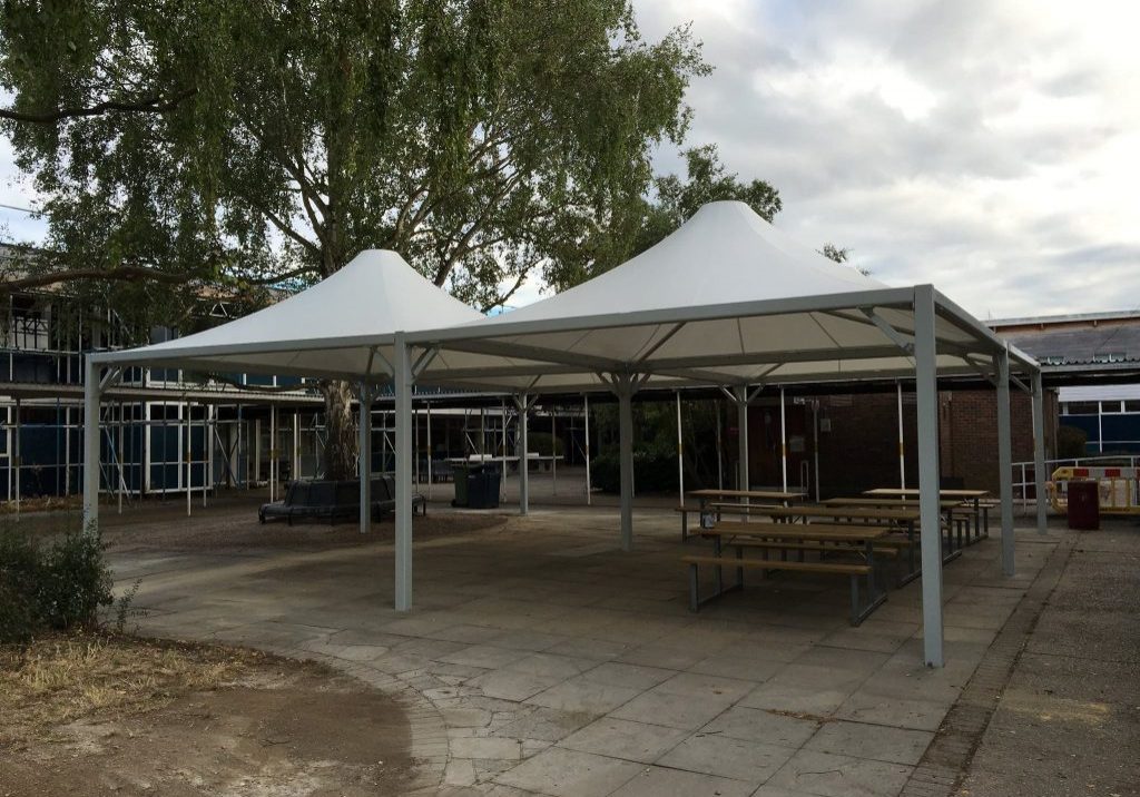 Alton Tensile Fabric Outdoor Dining Canopy